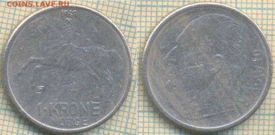 Норвегия 1 крона 1969 г., до 26.03.2018 г. 22.00 по Москве - Норвегия 1 крона 1969 516