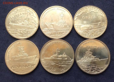 Польша 2 злотых, 2012-13г Польские суда 6 монет, до 25.03.18 - image-16-03-18-15-43-56