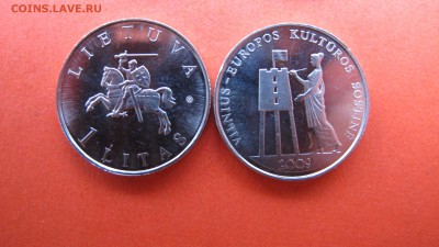 Литва, 1 лит 2009 "Вильнюс - культурная столица", 65 рублей! - IMG_8644.JPG