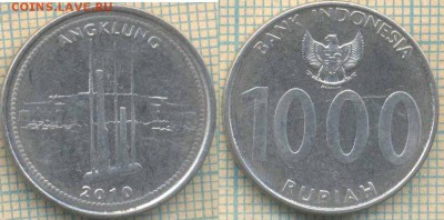 Индонезия 1000 рупий 2010 г., до 27.03.2018 г. 22.00 по Моск - Индонезия 1000 рупий  2010  531