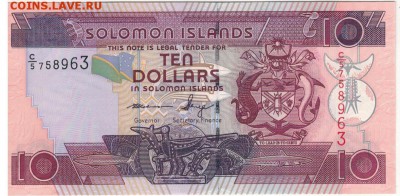 Соломоновы о-ва 10$ 2006 до 26.03.2018 в 22.00мск (Б971) - 1-сол10а