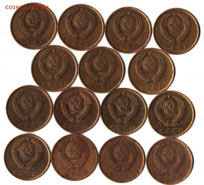 3 копейки 1979-1986(аверсы 20коп.)до 24.03.18 22.00 - 1979-86 (1)