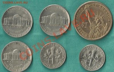 С Номинала! Монеты С.Ш.А. 6шт до13.04.2011г в(21:00) Мск - Изображение 014