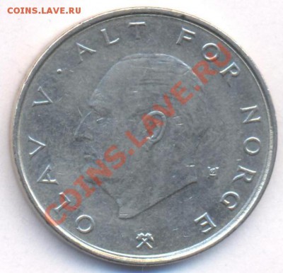 Норвегия 1 крона 1990 г. До 13.04.11 г. 20-00 МСК. - Норвегия крона 90 1