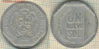 Перу 1 соль 2001 г., до 28.03.2018 г. 22.00 по Москве - Перу 1 соль 2001 461