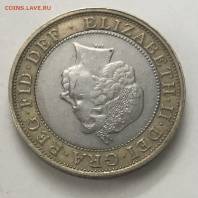 2 фунта  1999 года Великобритания - 8557C521-DB6E-4871-BF8E-AFC59116E78E
