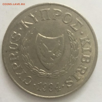 20 центов  Кипр  1994 года - DC249F50-F36D-4731-8427-D3BED50BC43C