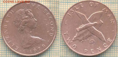 Мэн 2пенса 1979 г., до29.03.2018 г. 15.00 по Москве - Мэн  2 песа 1979  498