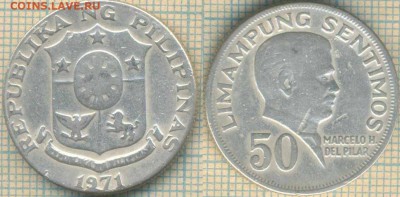 Филиппины 50 сентаво 1971 г. , до29.03.2018 г. 15.00 по Мос - Филиппины 50 сентаво 1971  460