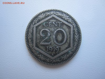 Италия, 20 чентезимо 1919 с 50 руб. до 25.03.18 20.00МСК - IMG_1609.JPG