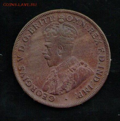 АВСТРАЛИЯ 1 ПЕННИ 1917 - 4 001