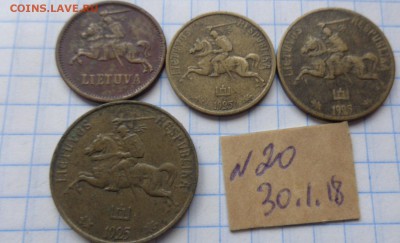 Литва :2с36+5с25+10с+20с1925 г   до 28.3  в 21-30 мск - DSC06076.JPG