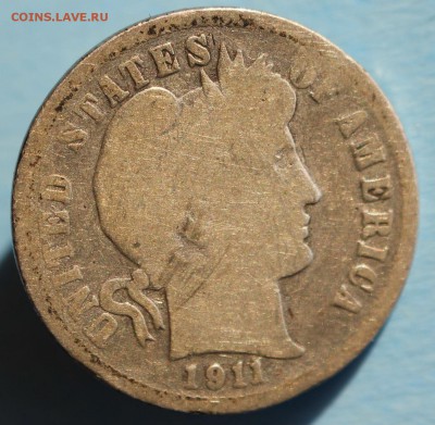 С РУБ. USA ONE DIME 1909г. BARBER до 29.03 в 22-00 - IMG_1561.JPG