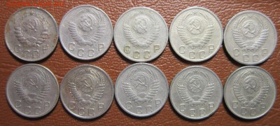 10 копеек 1946-57гг.(погодовка-10шт.) до 26.03 в 22.00 - 10к46-2