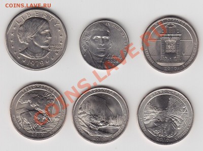 *** Монеты США, разные, до 16.04.11г 22-30мск*** - 01