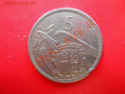 5 Ptas 1957 Года. Старт с 10 рублей. - 6.JPG