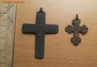 нательные крестики 17 век 2 шт ( 8 ) до 30.03 - крест 8 2