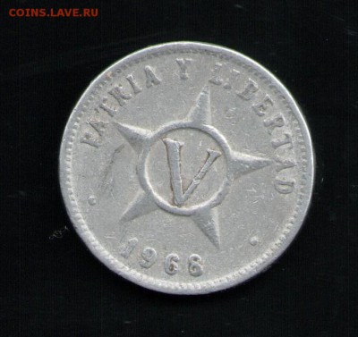 КУБА 5 СЕНТАВО 1968 - 17 001