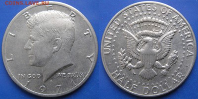 2 доллара 1971 D: до 31-03-18 в 22:00 - США пол доллара 1971 D  128-ас25-3088