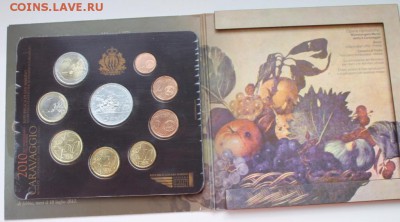Сан-Марино буклет 1 цент-5 евро 2010 Караваджо до 31.03 - IMG_7012