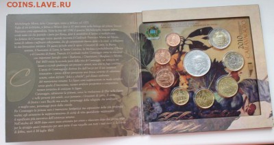 Сан-Марино буклет 1 цент-5 евро 2010 Караваджо до 31.03 - IMG_7010