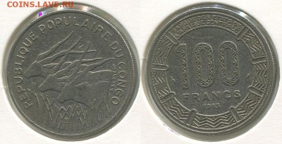 Конго 100 франков 1983 до 22-00мск 27.03 - congo-100f-1983