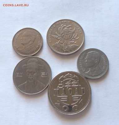 5 монет Азии , до 31.03.18г. - A-3