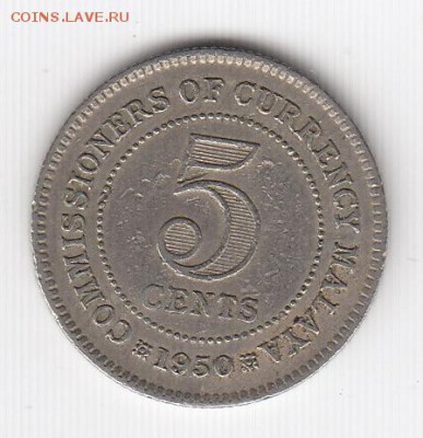 Британские колонии, 7 монет 1940-1959 до 28.03.18, 22:30 - #И-135