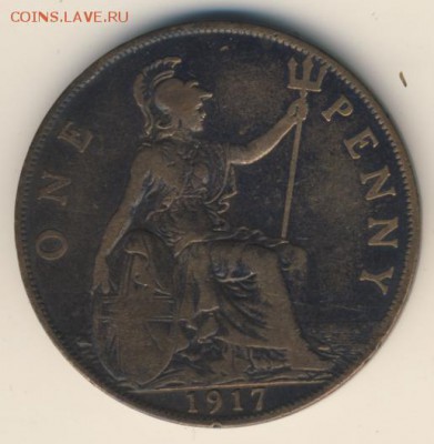 Великобритания, 1 пенни 1897-1917 до 29.03.18, 22:30 - #И-154