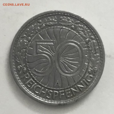 50 рейхспфеннингов 1928 года - E85208F6-CC62-4751-A545-0E7E5C9D8522