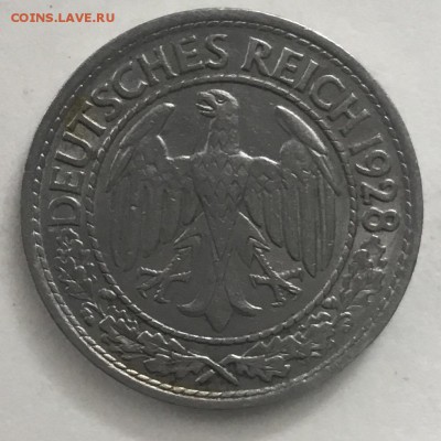50 рейхспфеннингов 1928 года - C1EA6862-71C9-45BC-B6EF-27E1C7B78EDD