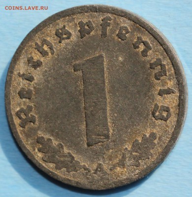 С РУБ. ГЕРМАНИЯ 1 пфенниг 1940г."А"  до 2.04 в 22-00 - IMG_1688.JPG