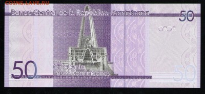 ДОМИНИКАНА 50 ПЕСО 2014 UNC - 18 001