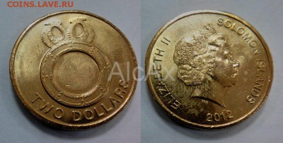 Соломоновы Острова 2 доллара 2012 KM# 239 до 01.04 - 51236298