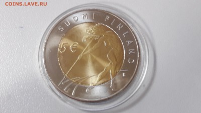 5 евро 10-й ЧМ по лёгкой атлетике. UNC. Финляндия, до 02.04 - 5евро финл-1