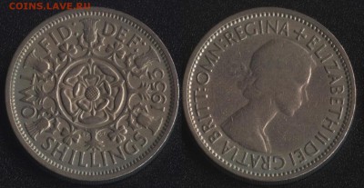 Великобритания 2 шиллинга 1953 до 22:00мск 02.04.18 - Великобритания 2 шиллинга 1953