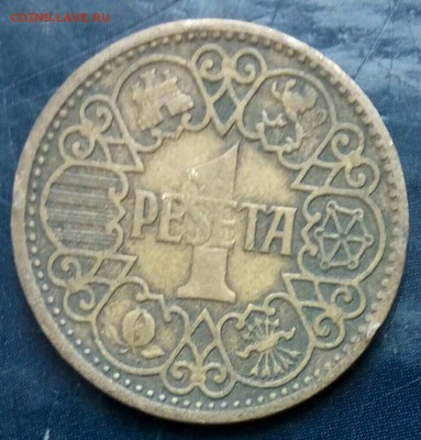 1 песета Испании 1944, до 29.03. - oYcqsnvSRC8