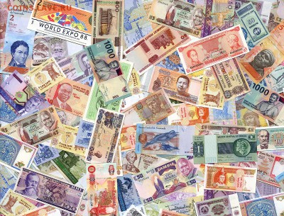 Комплект иностранных банкнот 400шт. до 31.03.18г в 22:00мск - №-2 _1200 лев - верх