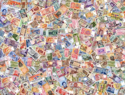 Комплект иностранных банкнот 400шт. до 31.03.18г в 22:00мск - №-1__1200