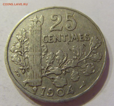 25 сантим 1904 Франция №2 02.04.2018 22:00 МСК - CIMG6357.JPG