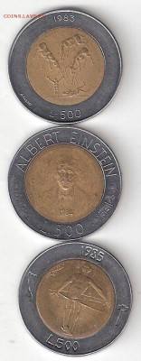 3 монеты Сан-Марино 1983,84,85г., РАСПРОДАЖА ФИКС - C-M 19838485 P
