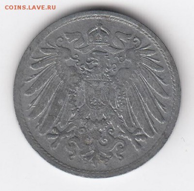 Германия, 10 пфеннигов 1919-1922 до 31.03.18, 22:30 - #И-315-r