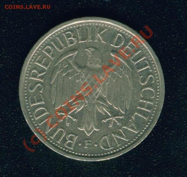 3 монеты Германии 5 марок 1935 и 1936 в серебре - 1 mark 1988 об.с. F.JPG