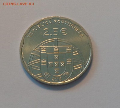 ПОРТУГАЛИЯ - 2,5 евро 2013 ПОДВОДНАЯ ЛОДКА до 3.04, 22.00 - Португалия 2.5. евро 2013 Подводная лодка Меч-рыба_1