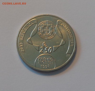 ПОРТУГАЛИЯ - 2,5 евро 2013 ЖОЗЕ САРАМАГО до 3.04, 22.00 - Португалия 2.5. евро 2013 Жозе Сарамаго_2