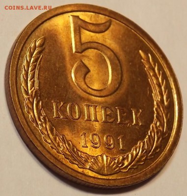 5 копеек 1991 л UNC до 2.04.18 до 22-00 по мск - DSCN7335.JPG