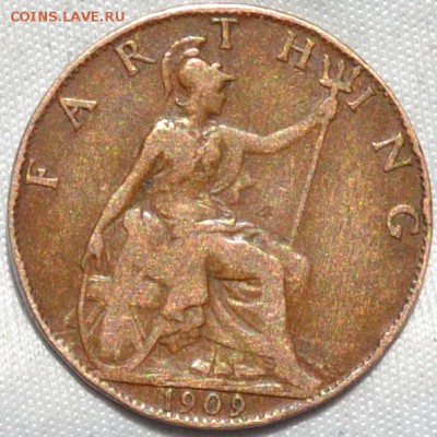 Британия фартинг 1909. 01. 04. 2018. в 22 - 00 мин. - DSC_0651