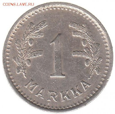Финляндия 1 марка 1939 до 4.04 в 22.00 по мск - v666