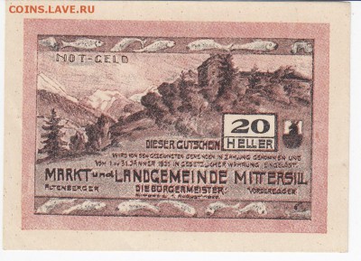 Нотгельд-Миттерзилль 20 геллеров 1921 г.до   05.04 в 22.00 - IMG_20180330_0011