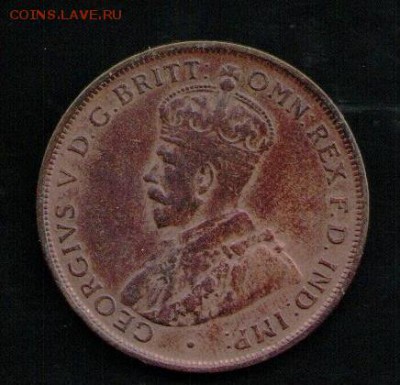 АВСТРАЛИЯ 1 ПЕННИ 1927 - 6 001